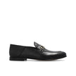 Salvatore Ferragamo Black Calfskin Slip-On Loafers Salvatore Ferragamo