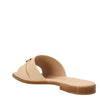 Salvatore Ferragamo Beige Calfskin Flat Sandals Salvatore Ferragamo