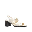 Salvatore Ferragamo White Calfskin Platform Sandals Salvatore Ferragamo