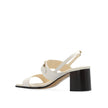 Salvatore Ferragamo White Calfskin Platform Sandals Salvatore Ferragamo