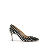 Sergio Rossi Black Calfskin High Heel Pumps Sergio Rossi