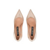 Sergio Rossi Rose Gold Calfskin High Heel Pumps Sergio Rossi