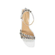 Sergio Rossi White Calfskin Stiletto Heel Sandals Sergio Rossi
