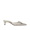 Sergio Rossi Beige Calfskin Mules Sergio Rossi