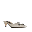 Sergio Rossi Beige Calfskin Mules Sergio Rossi