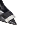 Sergio Rossi Black Calfskin High Heel Pumps Sergio Rossi