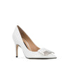 Sergio Rossi White Calfskin High Heel Pumps Sergio Rossi