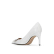 Sergio Rossi White Calfskin High Heel Pumps Sergio Rossi
