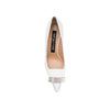 Sergio Rossi White Calfskin High Heel Pumps Sergio Rossi