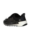 Sergio Rossi Black Fabric Athletic Sneakers Sergio Rossi