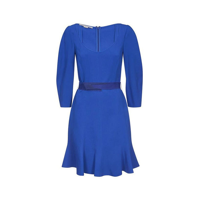 Stella McCartney Blue Viscose Casual Dress Stella McCartney