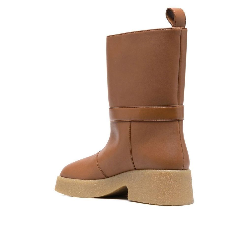 Stella McCartney Brown Polyethylene Rain Boots Stella McCartney