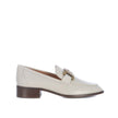 Tod's White Calfskin Slip-On Loafers Tod's