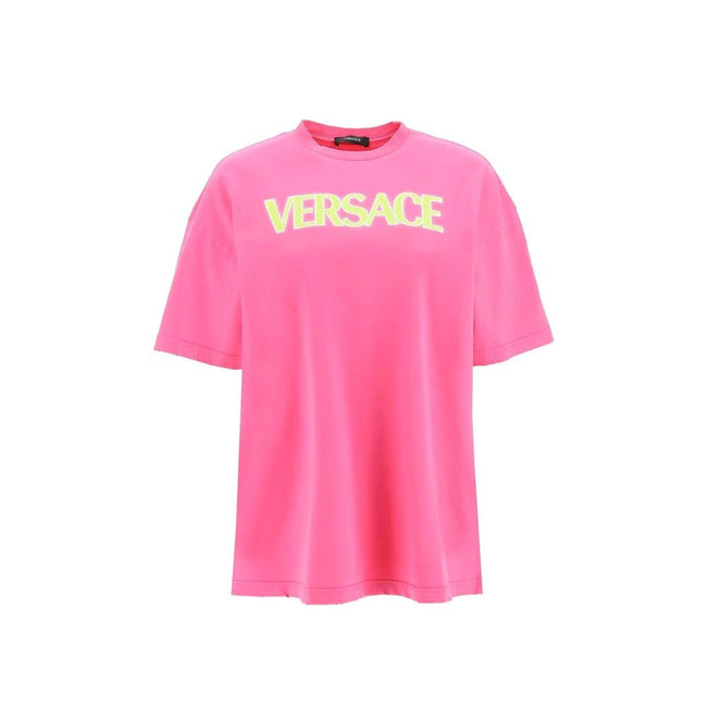 Versace Multicolor Cotton Tank Tops Versace