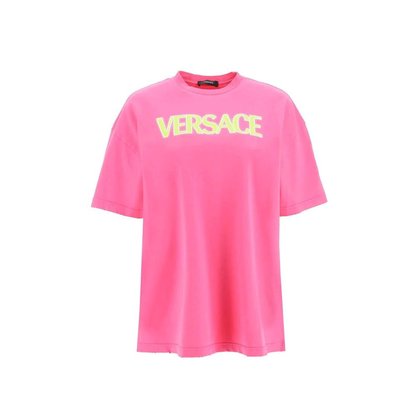 Versace Multicolor Cotton Tank Tops Versace