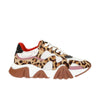 Versace Beige Leather Chunky Sneakers Versace