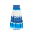 Alberta Ferretti Blue Cotton Midi Skirt Alberta Ferretti