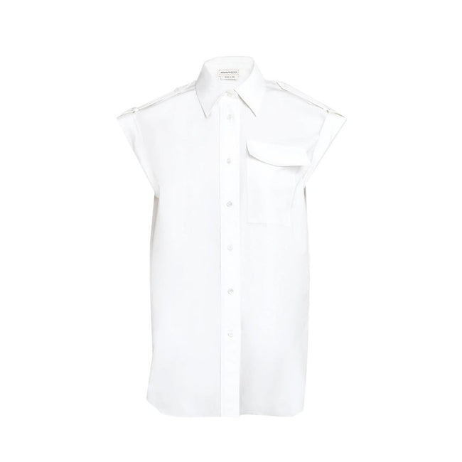 Alexander McQueen White Cotton Shirt Alexander McQueen