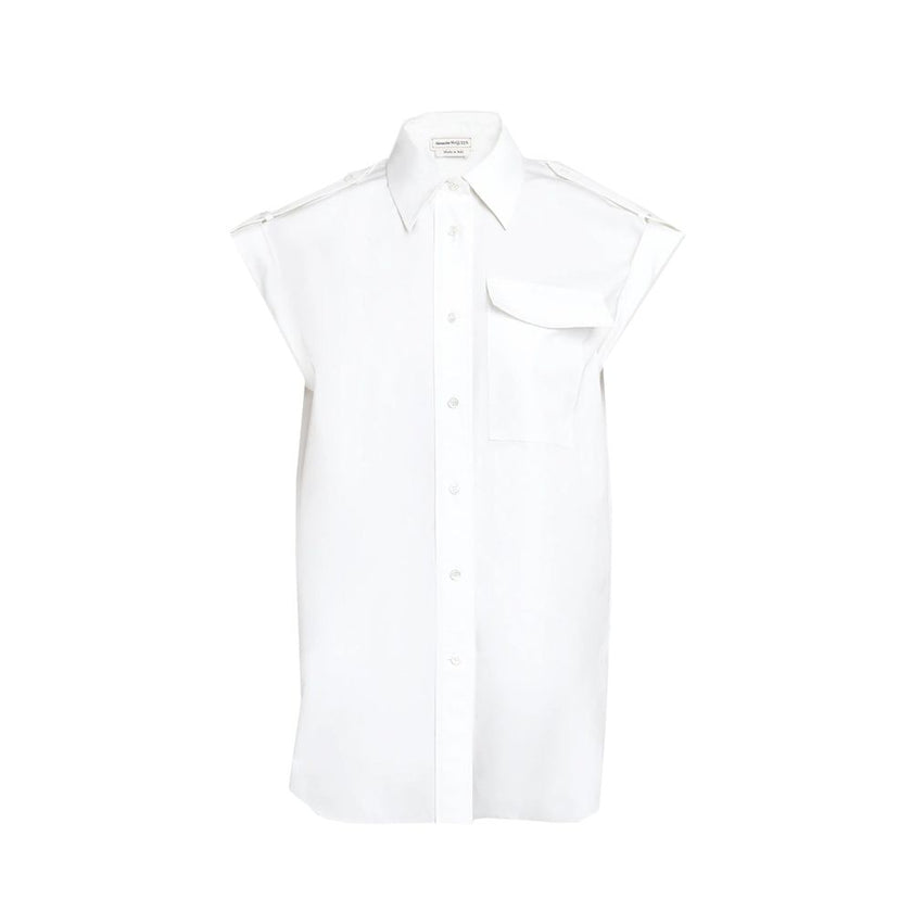 Alexander McQueen White Cotton Shirt Alexander McQueen