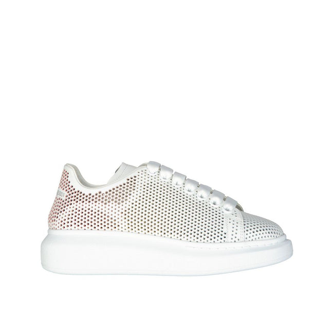 Alexander McQueen White Calfskin Low Top Sneakers Alexander McQueen