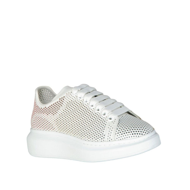 Alexander McQueen White Calfskin Low Top Sneakers Alexander McQueen