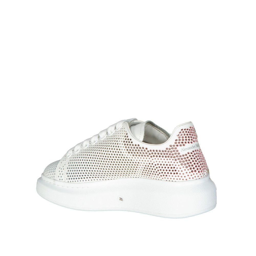 Alexander McQueen White Calfskin Low Top Sneakers Alexander McQueen