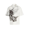 Alexander McQueen White Cotton Shortsleeve Shirt Alexander McQueen