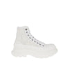 Alexander McQueen White Raffia High Top Sneakers Alexander McQueen
