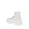 Alexander McQueen White Raffia High Top Sneakers Alexander McQueen