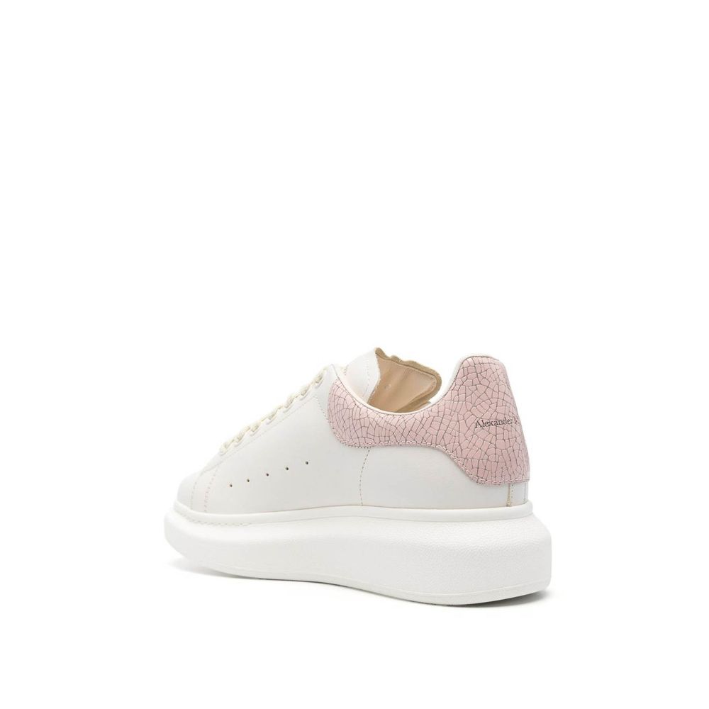 Alexander McQueen White Leather Platform Sneakers Alexander McQueen