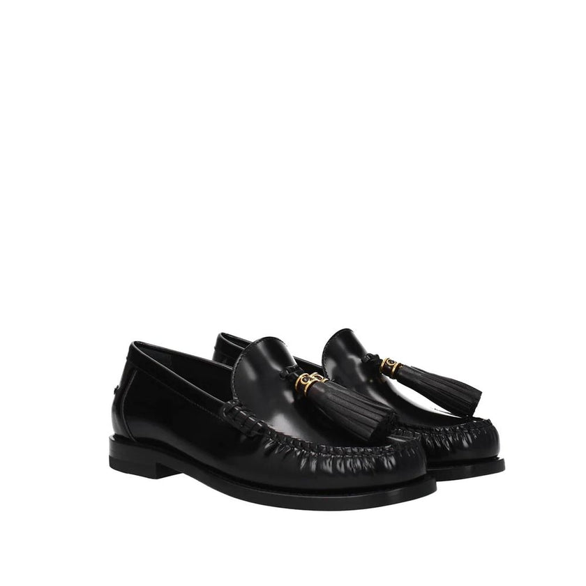 Dior Black Calfskin Slip-On Loafers Dior