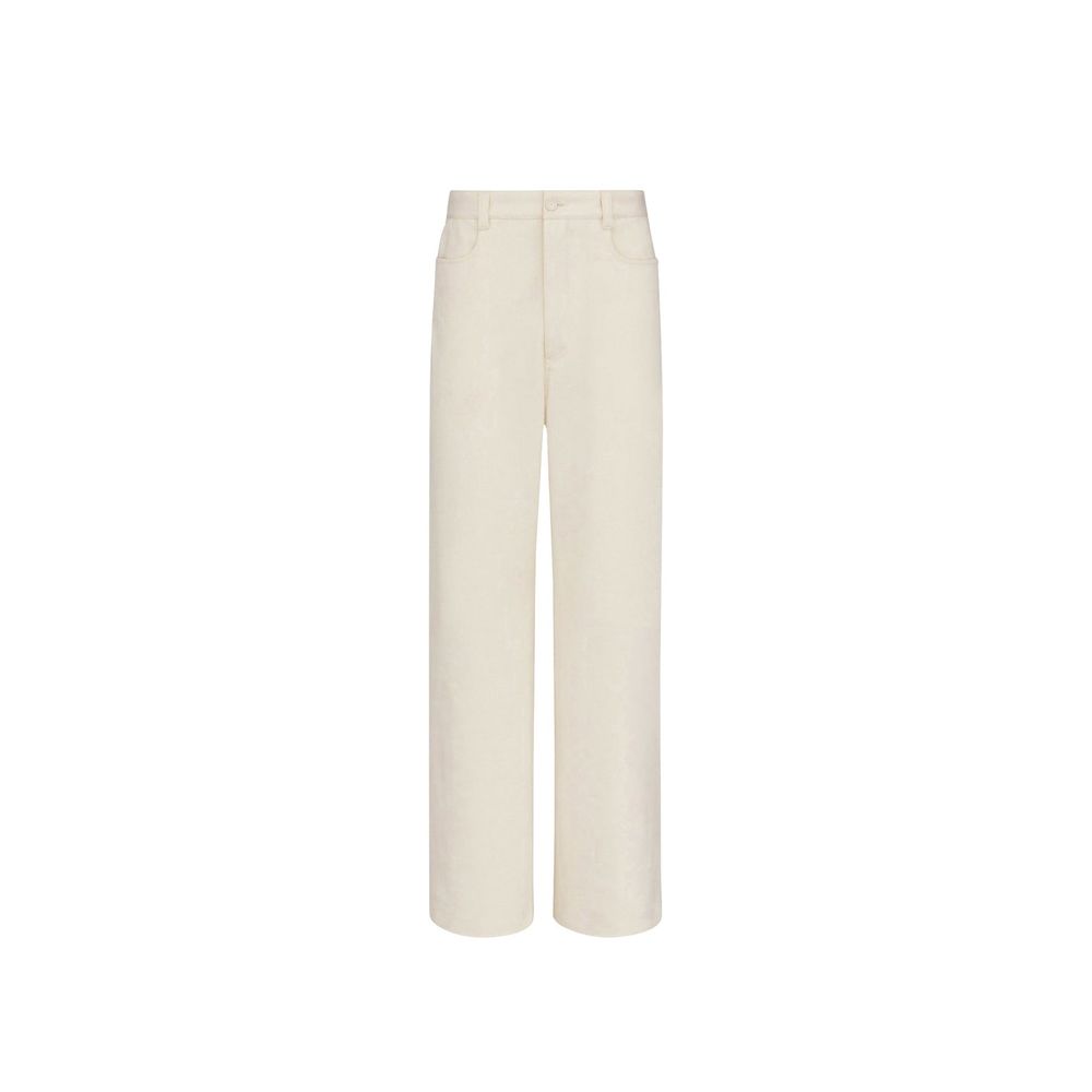 Dior White Cashmere Chino Pants Dior