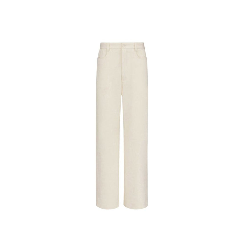 Dior White Cashmere Chino Pants Dior