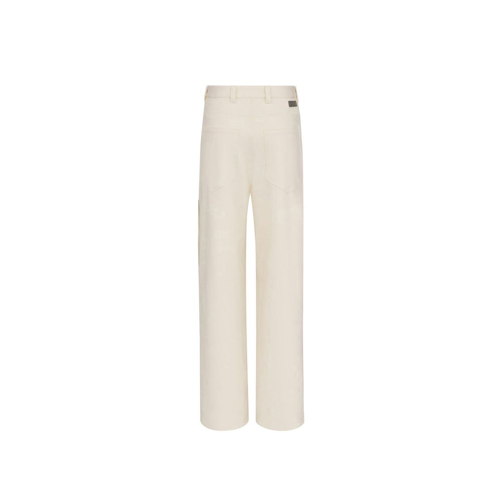 Dior White Cashmere Chino Pants Dior