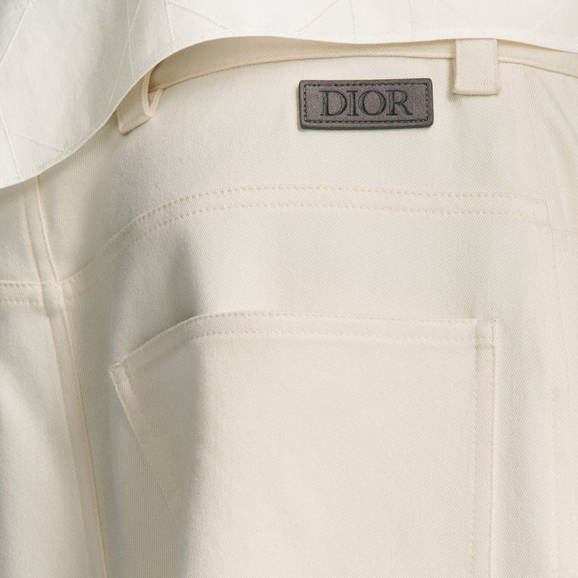 Dior White Cashmere Chino Pants Dior
