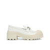 Dior White Calfskin Platform Loafers Dior
