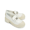 Dior White Calfskin Platform Loafers Dior