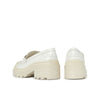 Dior White Calfskin Platform Loafers Dior