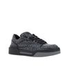 Dolce & Gabbana Black Cotton Low Top Sneakers Dolce & Gabbana