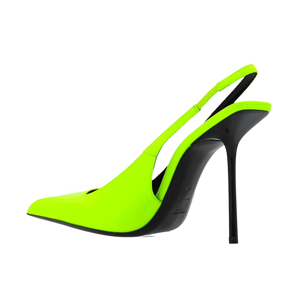 Saint Laurent Bicolor Calfskin Platform Pumps Saint Laurent