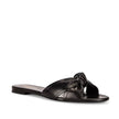 Saint Laurent Black Calfskin Slides Saint Laurent