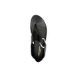 Saint Laurent Black Calfskin Flat Sandals Saint Laurent