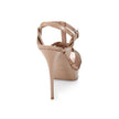 Saint Laurent Beige Calfskin Platform Sandals Saint Laurent