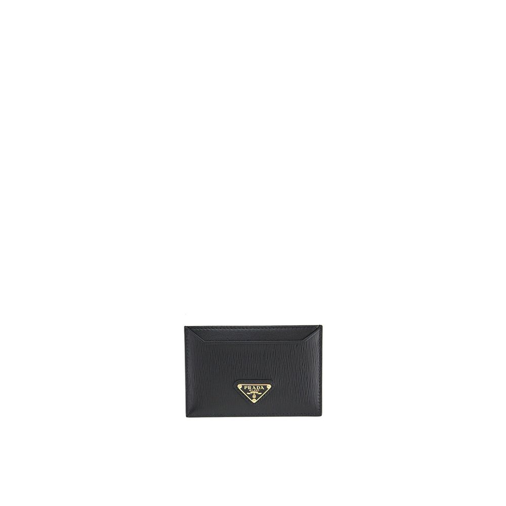Prada Black Calfskin Cardholder Prada