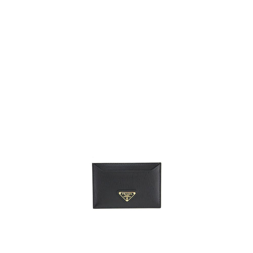 Prada Black Calfskin Cardholder Prada