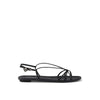 Prada Black Calfskin Strap-On Sandals Prada