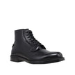 Prada Black Calfskin Lace-Up Boots Prada