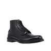 Prada Black Calfskin Lace-Up Boots Prada