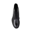 Prada Black Calfskin Lace-Up Boots Prada