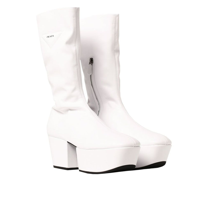 Prada White Polyethylene Boots Prada